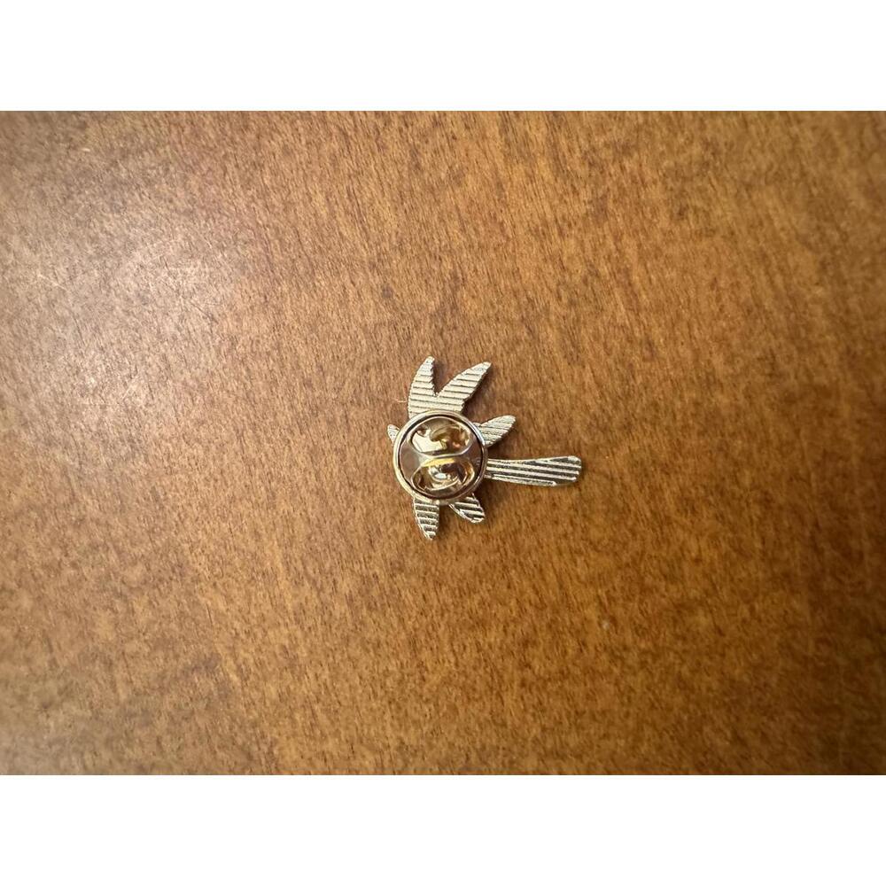 Palm Tree Rhinestone Brooch Pin - Picture 2 of 3